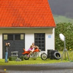 Busch 79811 - H0 - Action-Set: Biker Model